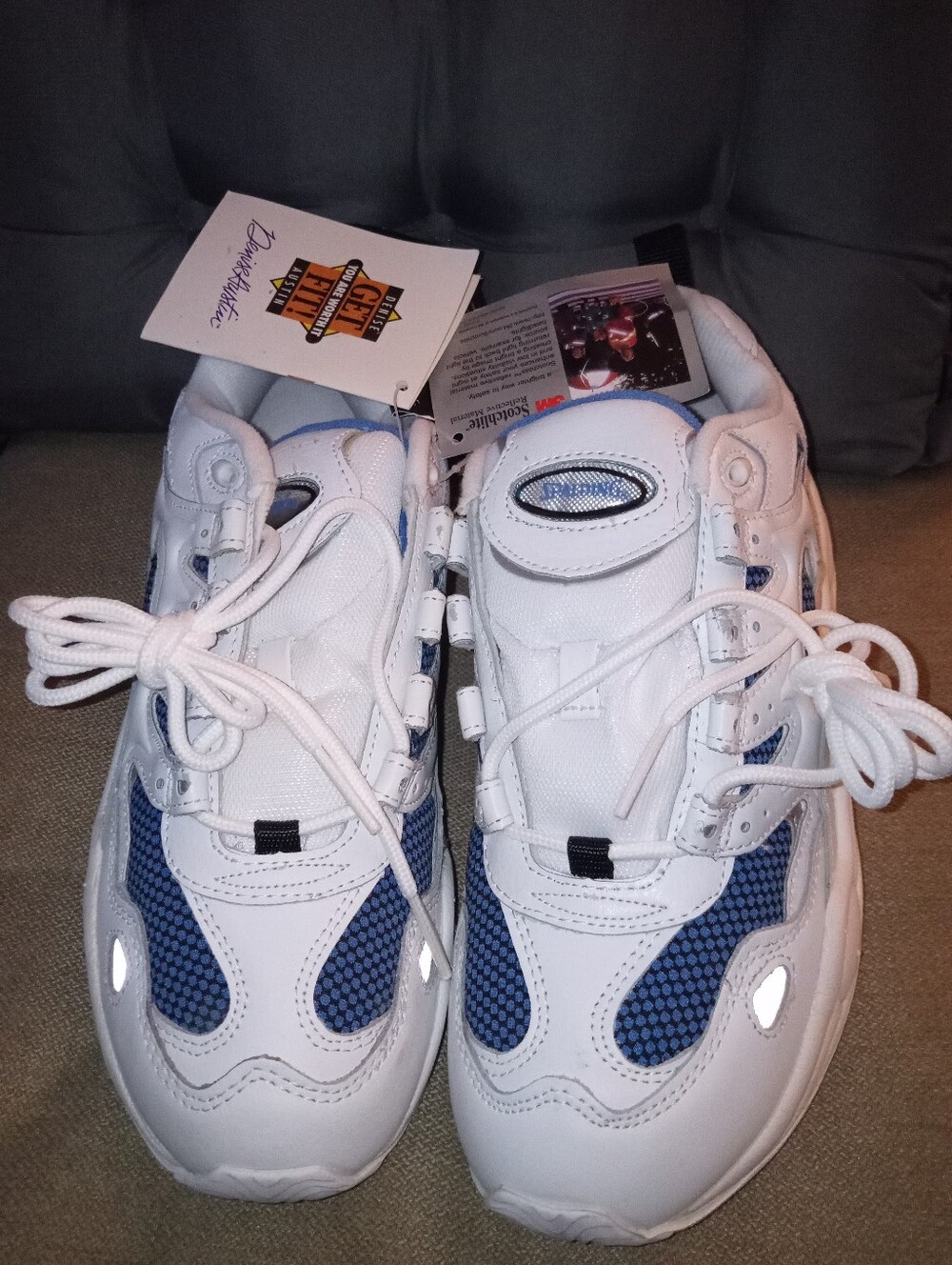 Nwt Women's Size 9 Spalding Denise Martin White / Blue